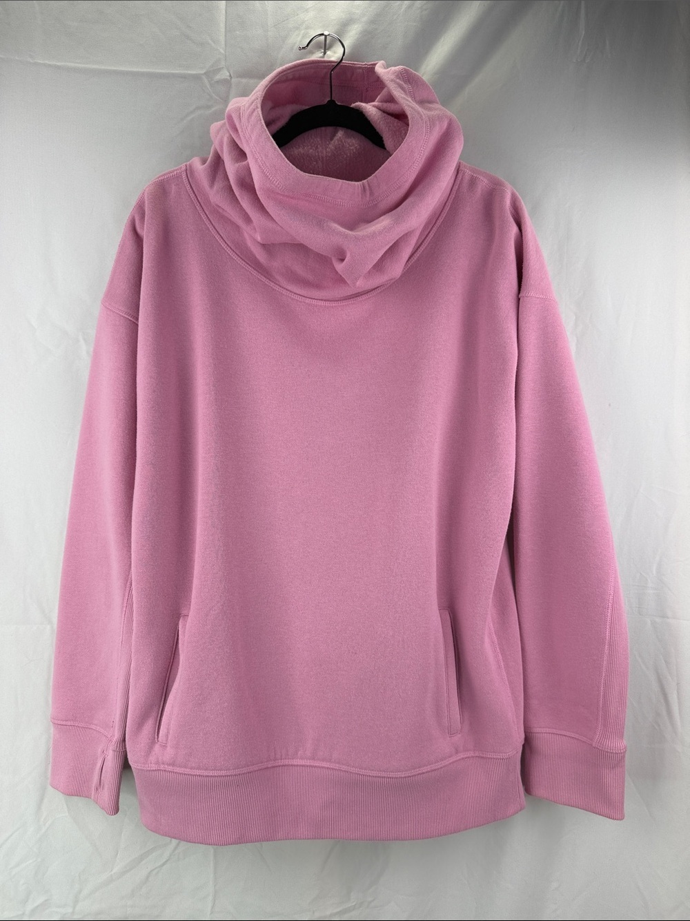 ZYIA Active Women’s Size Large Pink Oh So Soft  Hoodie With Pockets & Thumbholes